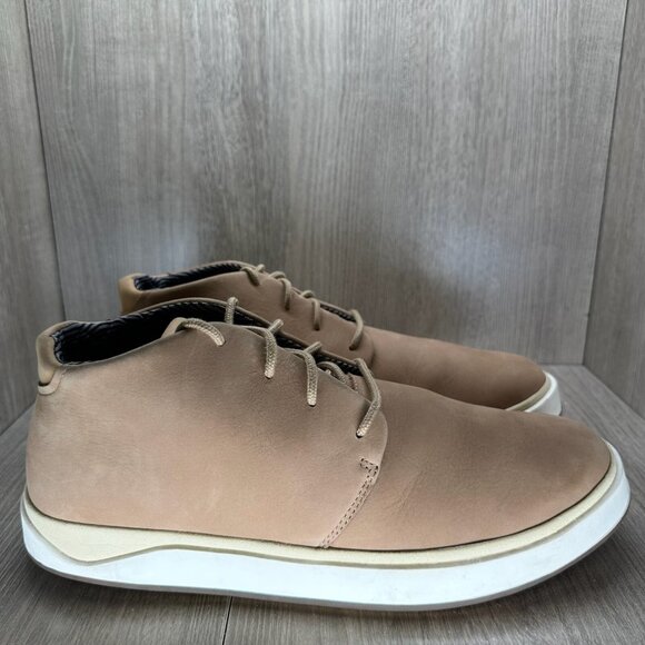 OluKai Other - Olukai Papaku 'Ili Boots Mens Sz 11.5 Lace Up Quilt Lined Waterproof Leather Tan
